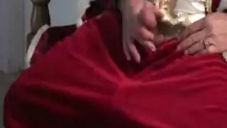 لا مهبل عيد ميلاد لسانتا: فقط استمناء قوي وقذف