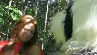 وحش غير مروض: سكس حيواني خلفي متوحش