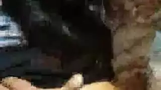 ثنائي من نجوم الإباحية الأبنوس في مشهد جنسي شغوف