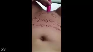 حركة دسار مكثفة مع فتاة عربية مثيرة