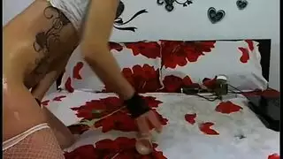 ويبكام إباحي: استمناء رجل مع نكّب دسار